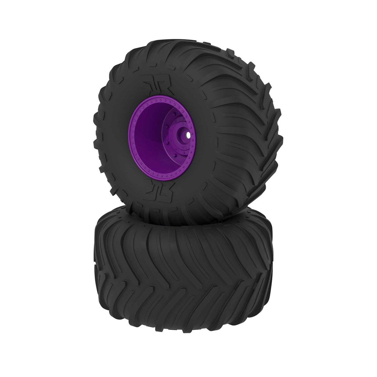 ARRMA dBoots Chevron MT Tire Set Glued Purple