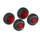 dBoots FORTRESS Tire Set Glued Red (2 Pairs)