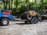 Axial SCX24 Flat Bed Vehicle Trailer with LED Taillights -1/24th