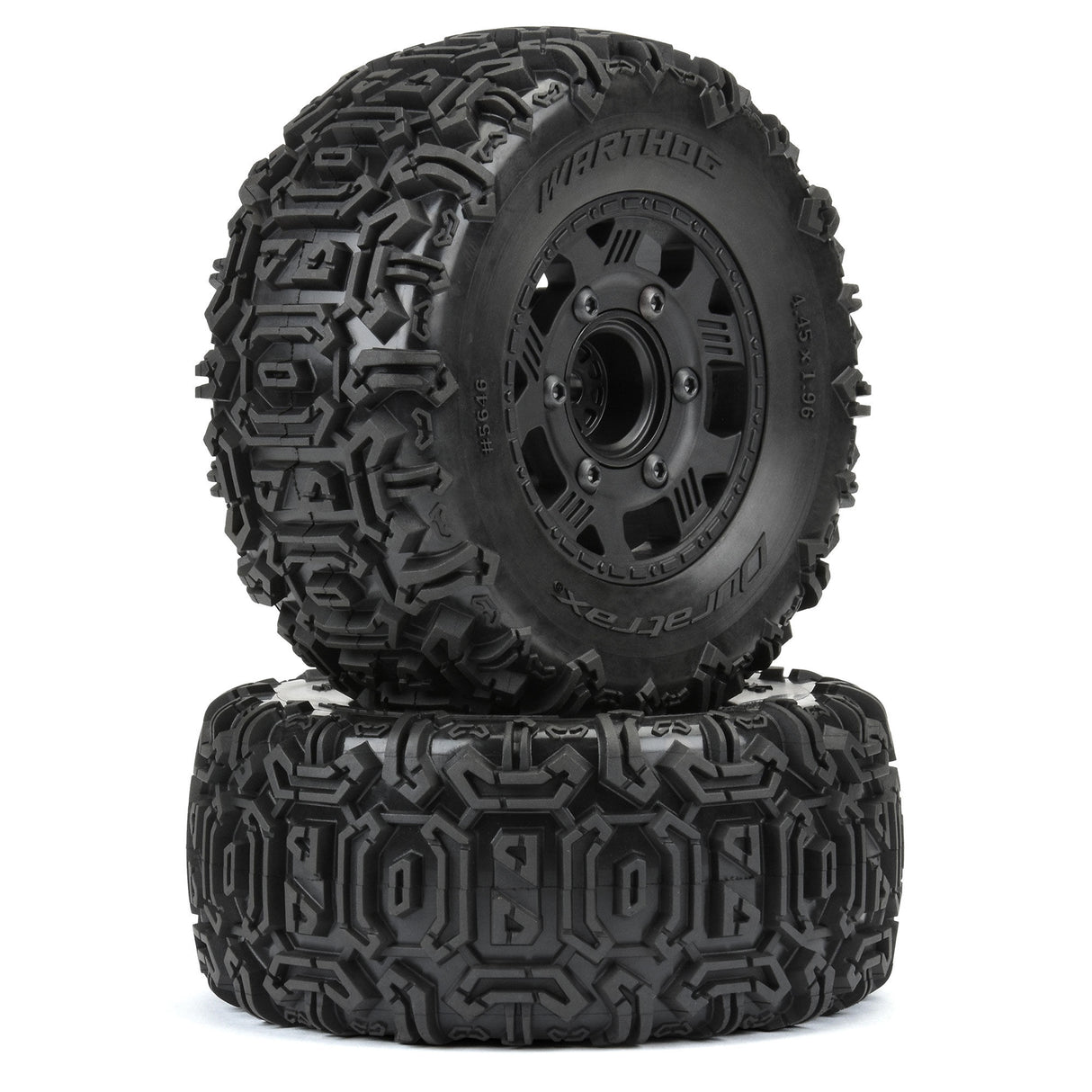 Warthog SC 2.2/3.0 Off-Road Tires Mounted on Ripper Black