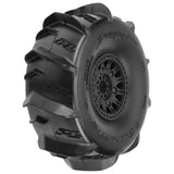 Dumont Sand/Snow Tires Mounted on Raid Black 6x30 Removable