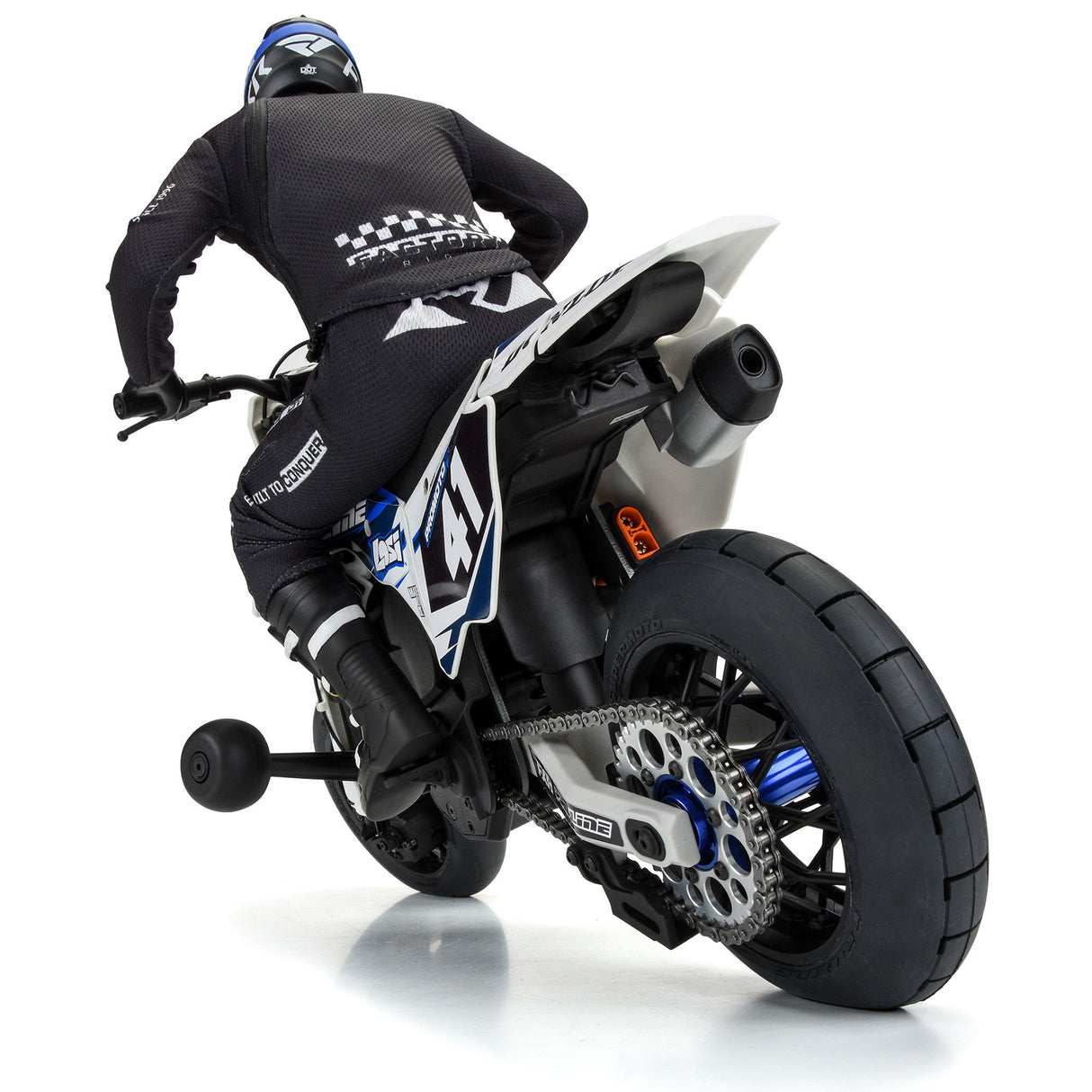 1/4 Supermoto 2.0 S3 Rear Tire MTD Black Supermoto Wheel: MX
