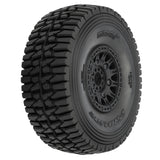 1/7 Mirage TT BELTED F/R Tires MTD 17mm Blk Raid (2): Mojave