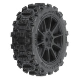 Badlands MX 1.9 Buggy Tires MTD Mach-10 Black Wheels: Typho