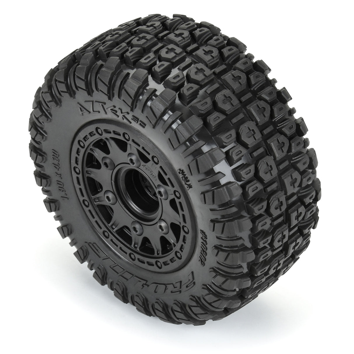 1/8 Sand Paw HP BELTED F/R 3.8 MT Tires Mounted 17mm Black