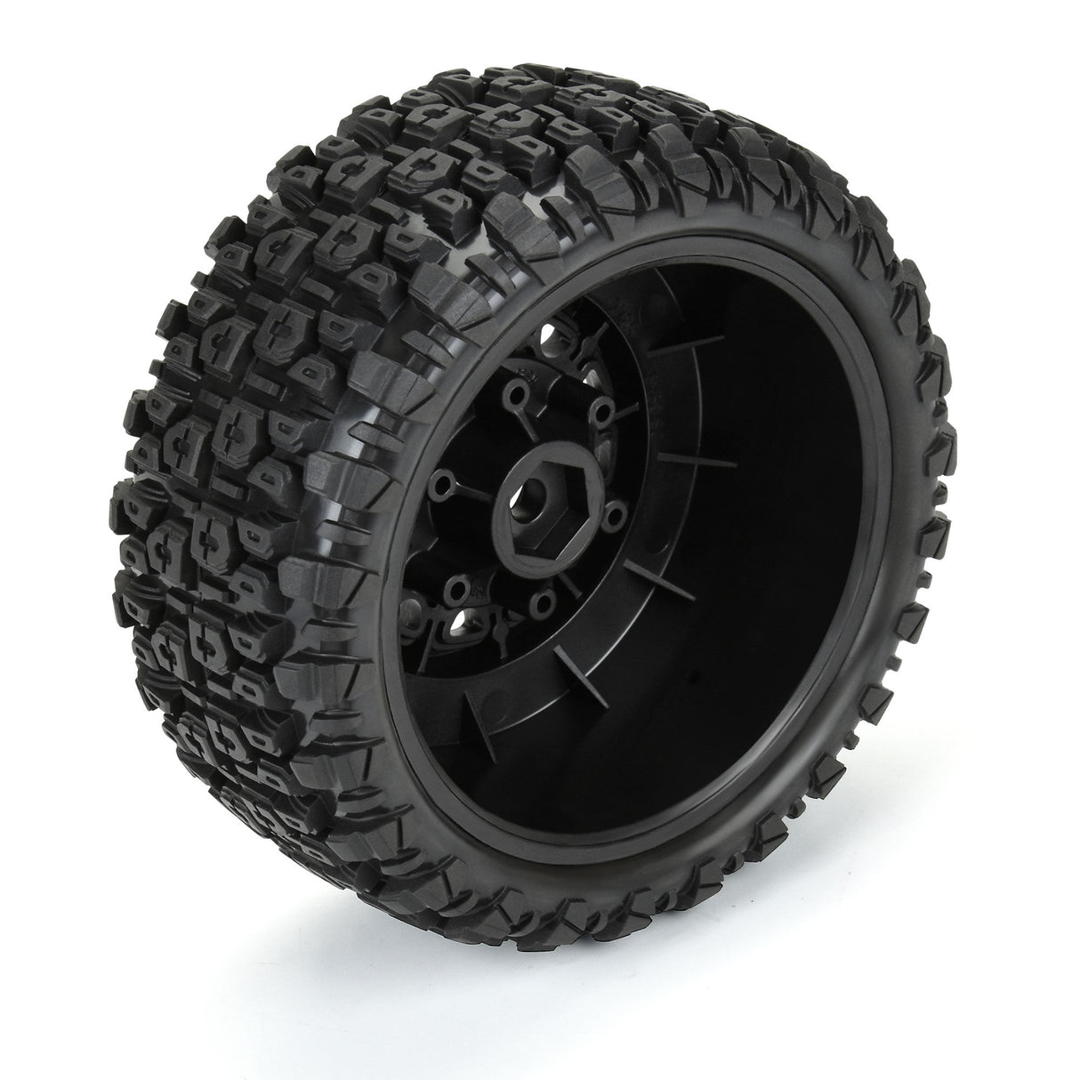 1/8 Sand Paw HP BELTED F/R 3.8 MT Tires Mounted 17mm Black