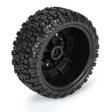 1/8 Sand Paw HP BELTED F/R 3.8 MT Tires Mounted 17mm Black