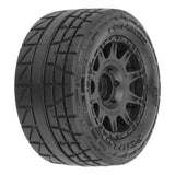 Proline 1/18 Menace F/R Street Tires MTD 12mm Black Raid (4): Granit G-PRO1028710