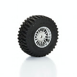 PRO-LINE Flat Iron Front/Rear Tires Mounted 12mm Hex Chrome Diablo (4