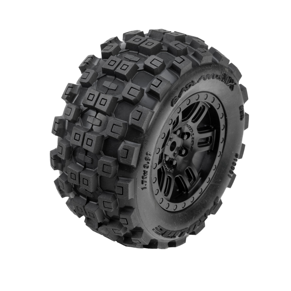Proline Badlands Front/Rear Tires MTD 12mm Black Split Six (2): ARRM G-PRO1030110