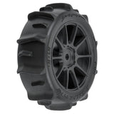 Proline 1/14 Dumont F/R Tires MTD 12mm Black Mach-10 (4): Typhon GRO G-PRO1031010