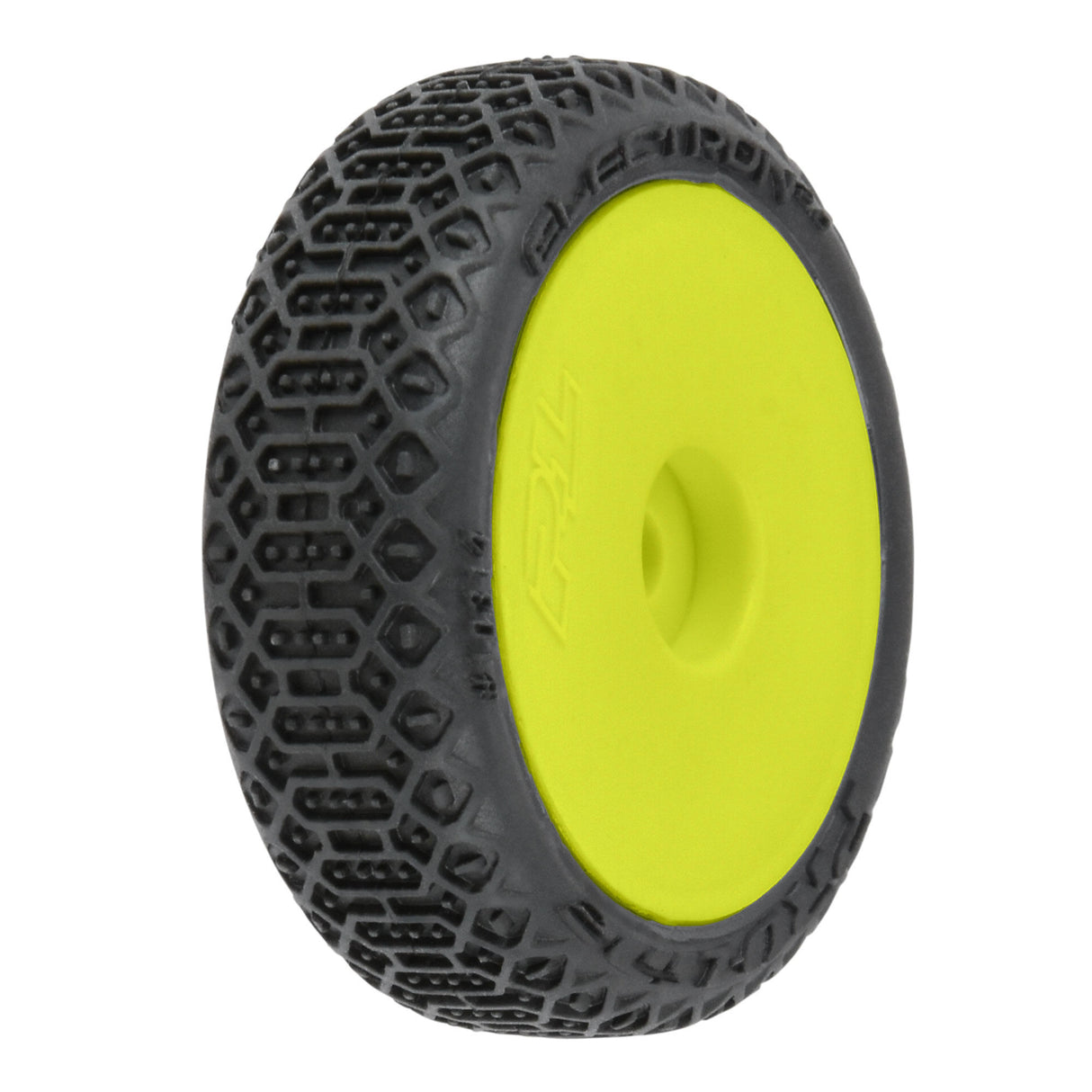 PRO-LINE 1/24 Electron 2.0 Buggy F/R Tires Mounted 7mm Yellow (4): Mi
