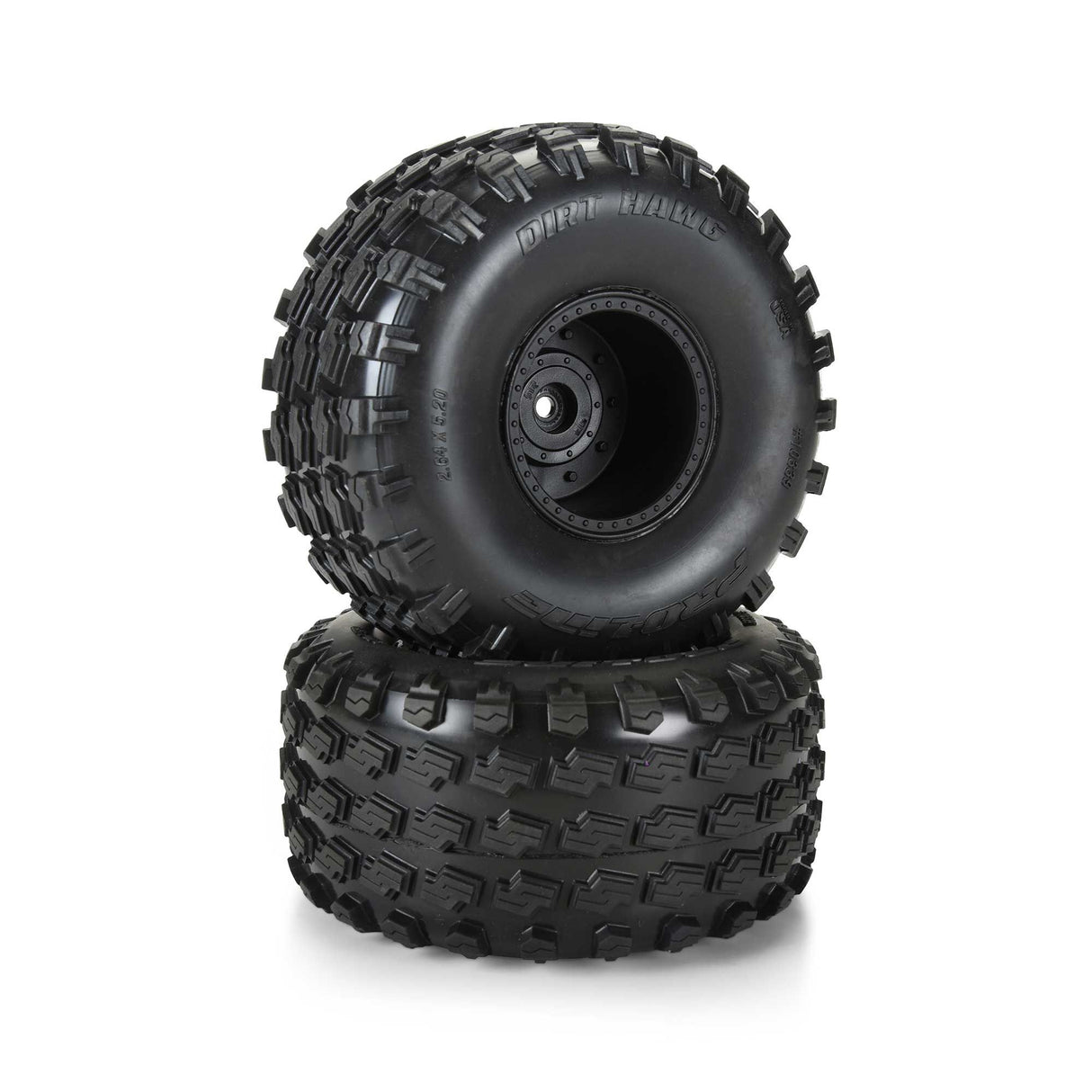 PRO-LINE 1/10 Dirt Hawg 2.0 F/R 2.6 Inch MT Tires Mounted ARRMA Stock Whe