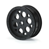 1/10 Showtime Front 2.2 12mm Sprint Car Wheels (2) Black