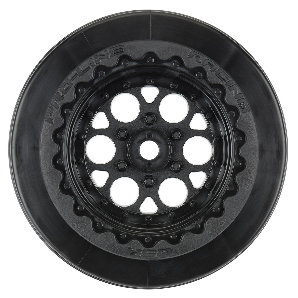 1/10 Showtime+ Wide Rear 2.2/3.0 12mm Drag Wheels (2) Blac
