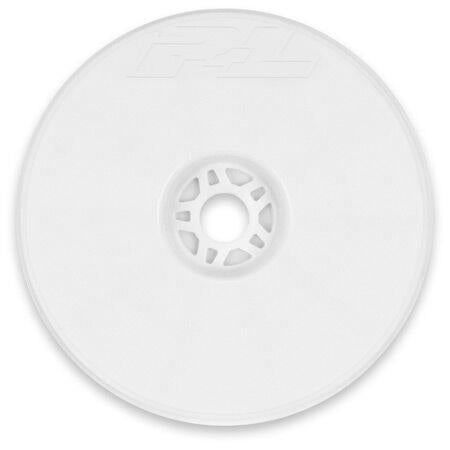 1/8 Velocity Front/Rear 4.0 17mm Truggy Wheels (4) White