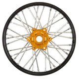 1/4 Pro-Spec Aluminum V2 Bead Front Wheel Black/Gold (1): Pr