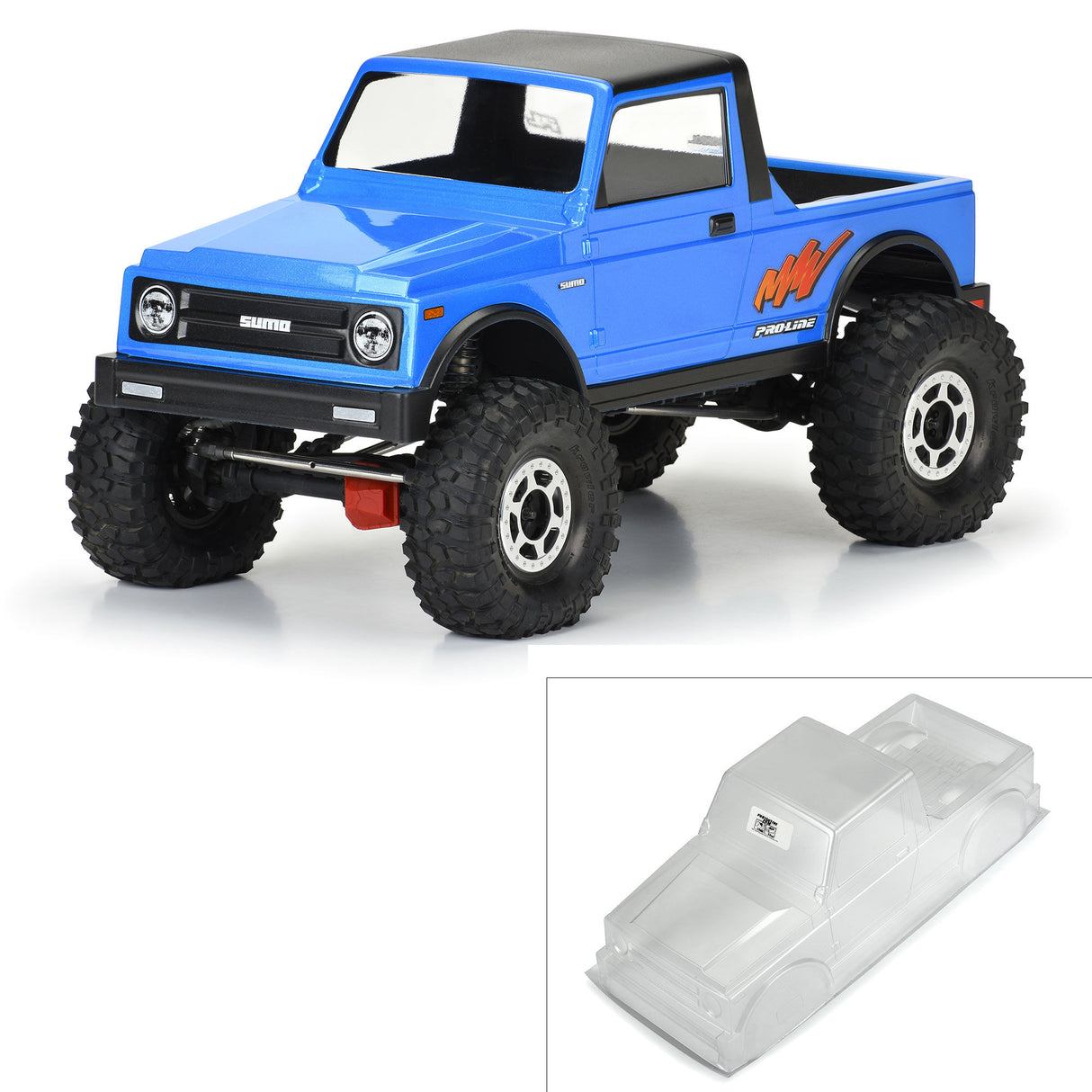 1/10 Sumo L Clear Body 12.3 (313mm) Wheelbase Crawlers
