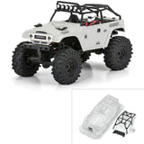 1/24 1979 Toyota Land Cruiser FJ40 Clear Body with Trail Cag