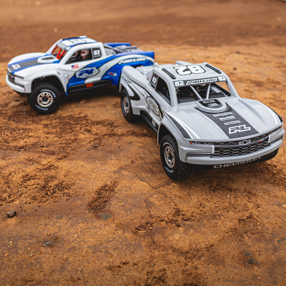 1/16 Pre-Cut 2019 Chevy Silverado Trophy Truck Clear Body: G