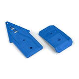 Bash Armor Front/Rear Skid Plates (Blue) for ARRMA 3S