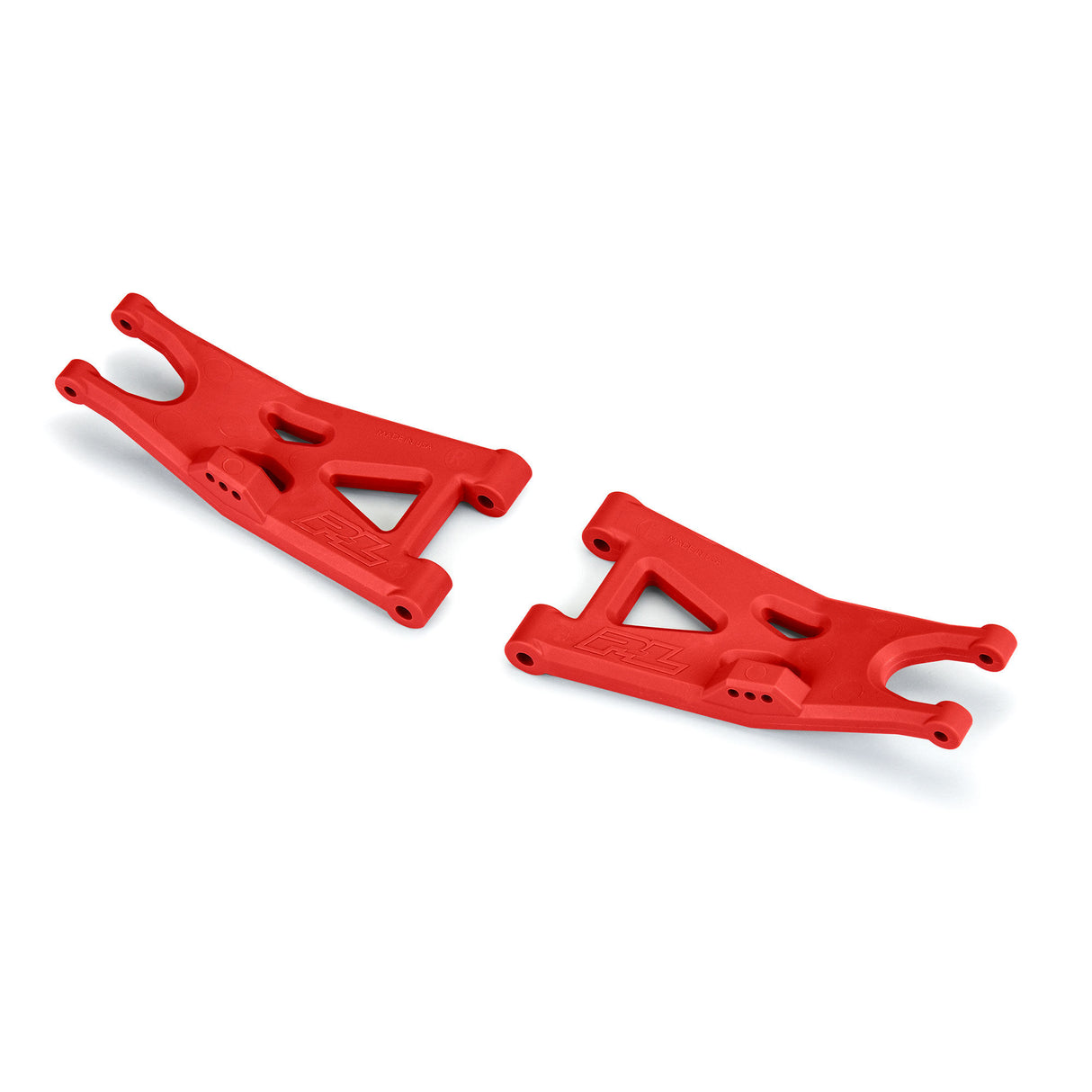 Bash Armor Front Suspension Arms (Red) for ARRMA 3S Vehicles