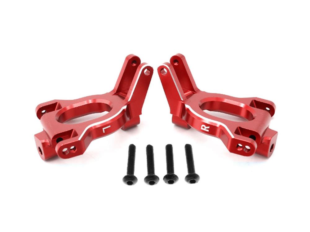 Front Hub Carrier Red Aluminum 4S / Kraton