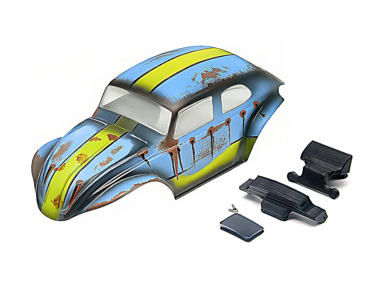 Beetle Body Blue Aged Hand Painted SCX30