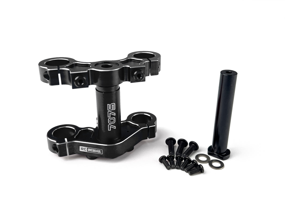 Aluminum Triple Clamp Set Promoto Black