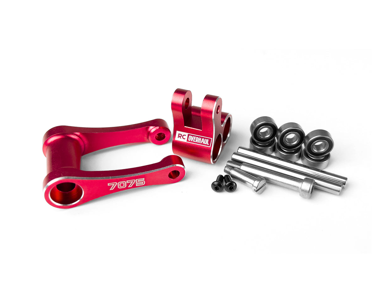 Aluminum Knuckle & Pull Rod Promoto Red