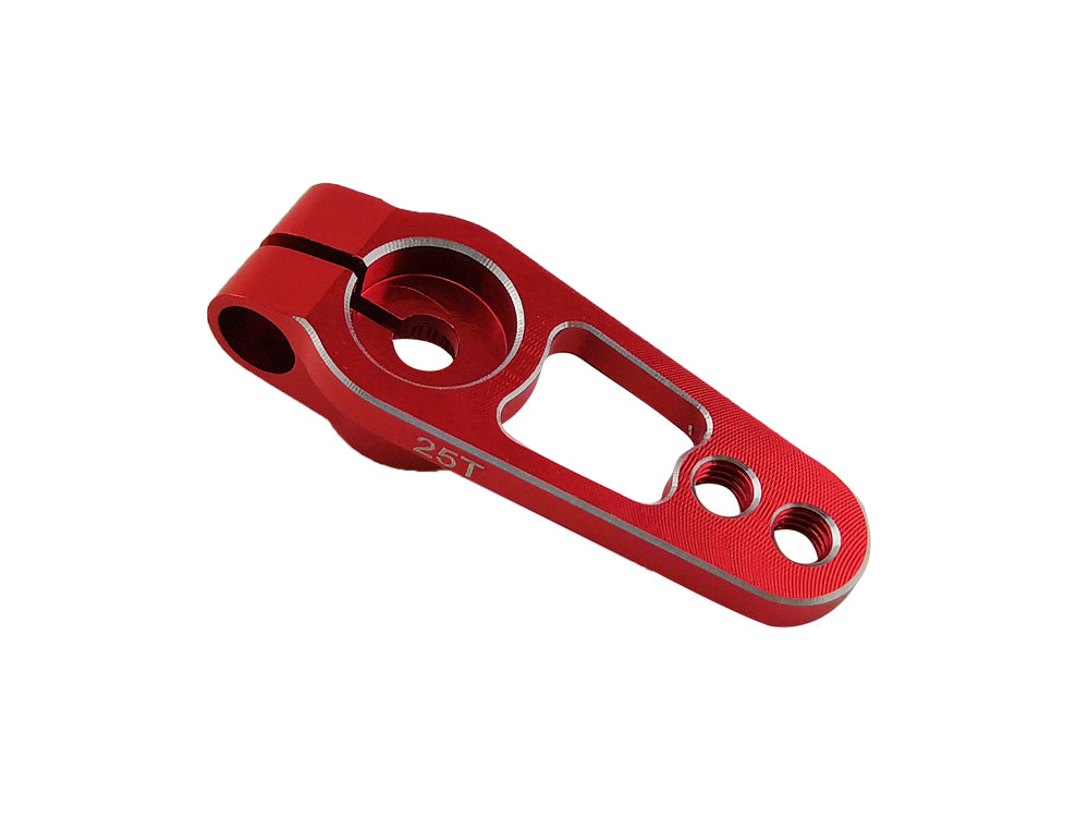 25T Aluminium Clamp Servo Horn Red