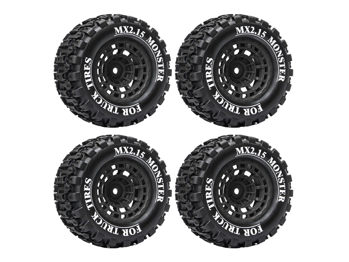 RC Overhaul 1/16 MT Wheel & Tyre Mini Maxx/XRT Mini LMT Pk4