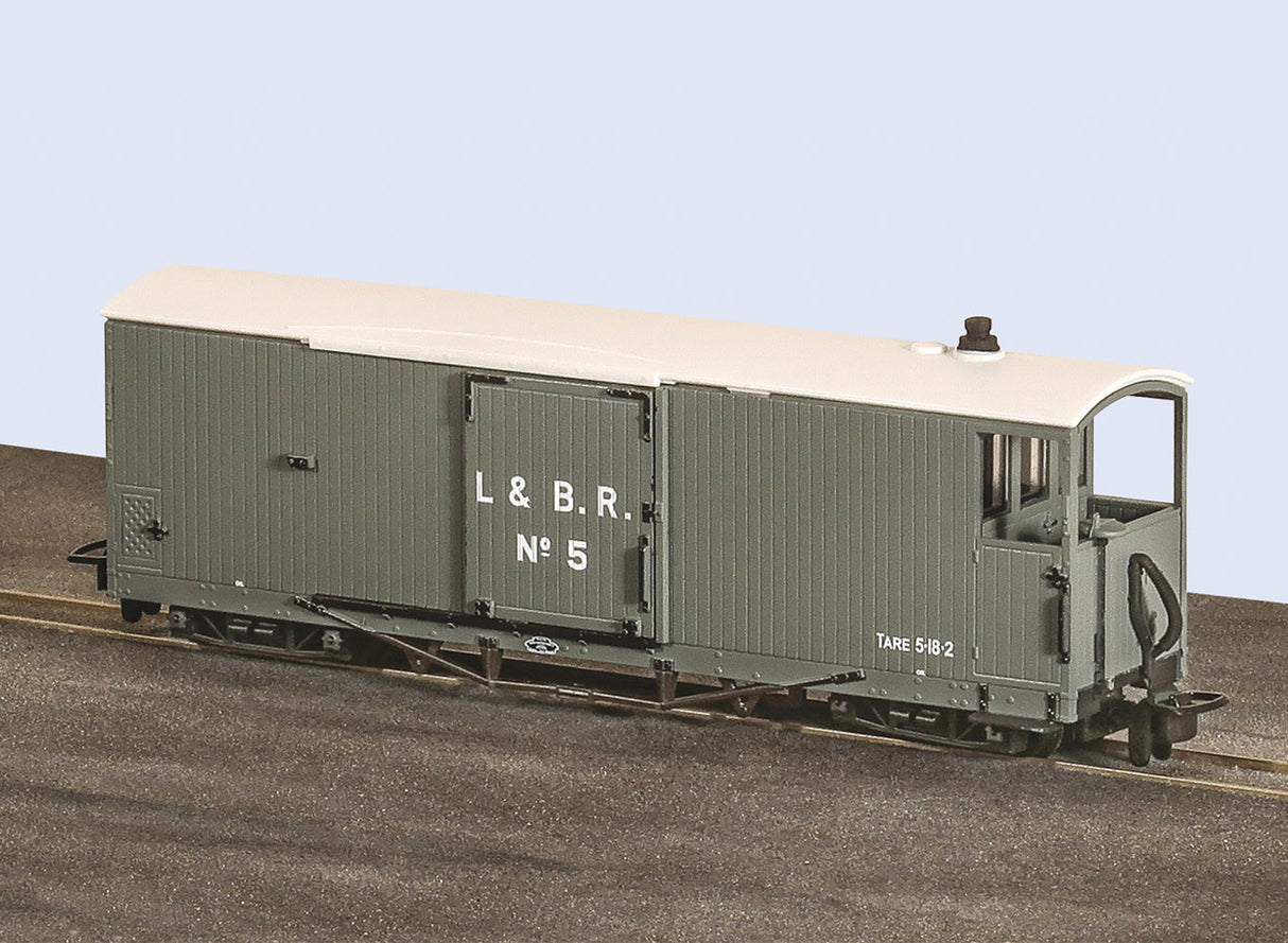 L&B GLT 8 Ton Bogie Goods Brake Van L&B Livery No.5