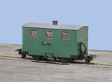 PECO GLT OO-9 FR 4-WHEEL BRAKE VAN UNLETTERED Green