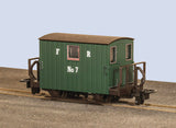 Ffestiniog Quarryman Brake Van Green No. 6 Single balcony