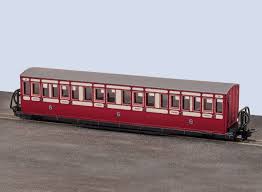 PECO F.R. Bowsider - Long Red & Cream No. 19 OO-9 GR-622A