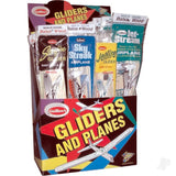 Balsa Gliders 1-Tier 4-Assortment Combo Pack Display (48 pcs)