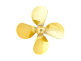 Brass Propeller (Classic) 4 Blade 35mm M4 LH