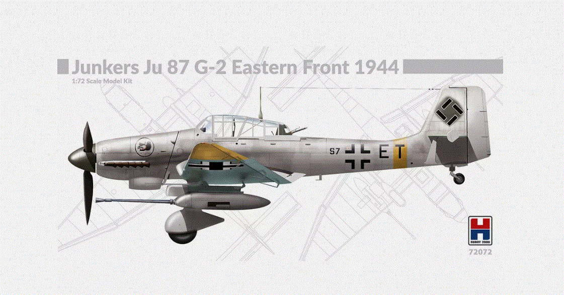 HOBBY 2000 1/72 Junkers Ju 87 G-2 Eastern Front Kit 72072