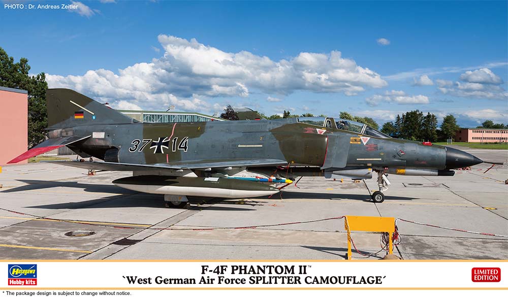 Hasegawa Model Kits - 1:72 F-4F Phantom Ii West German Air Force Splitter Camouflage Kit