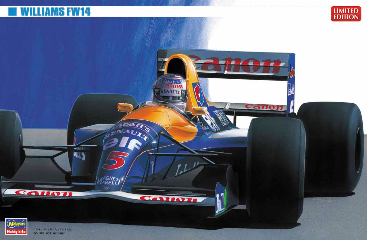 Hasegawa Model Kits - 1:24 Williams FW14 Kit