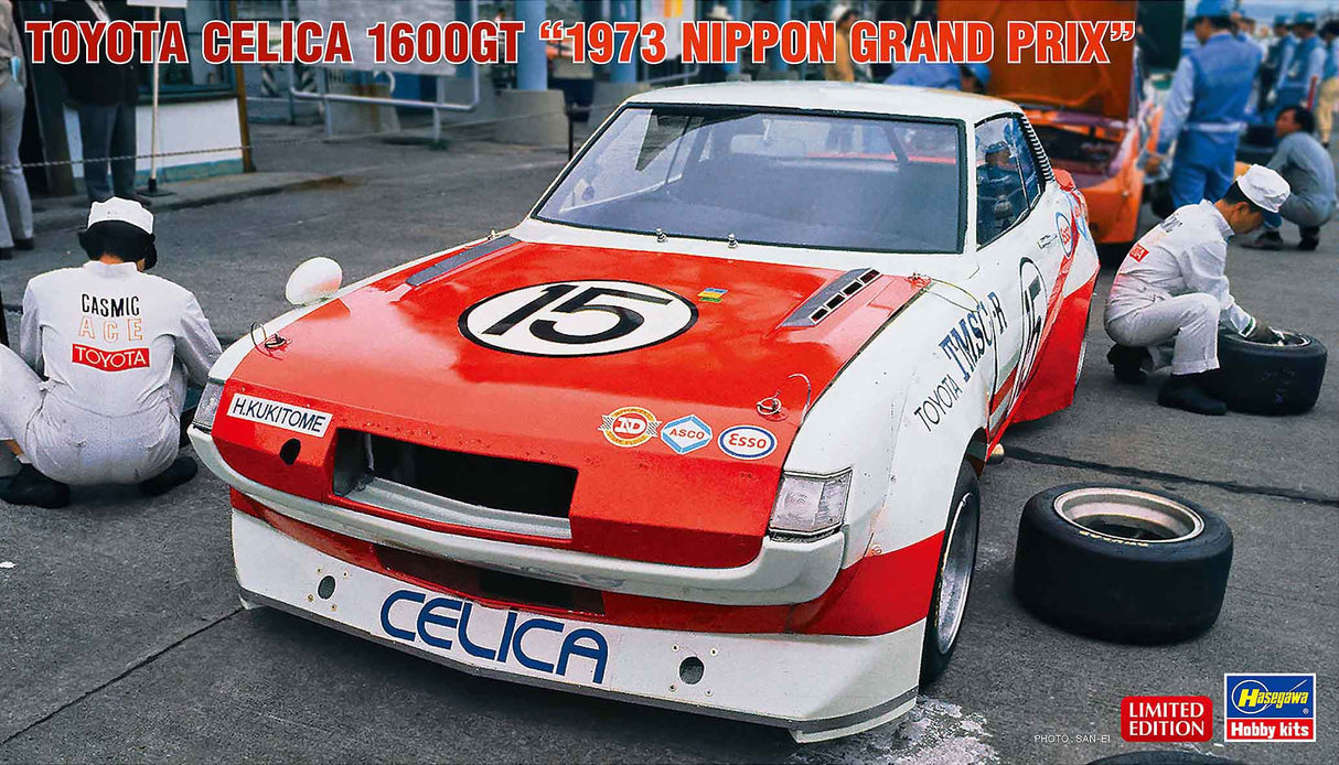 Hasegawa Model Kits - 1:24 Toyota Celica 1600GT 1973 Nippon Grand Prix Kit HA20591