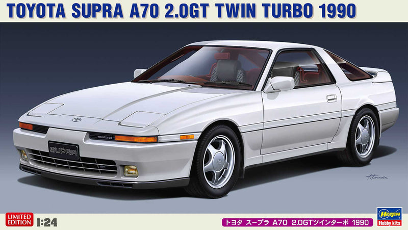 Hasegawa Model Kits - 1:24 1990 Toyota Supra A70 2.0GT Twin Turbo Kit