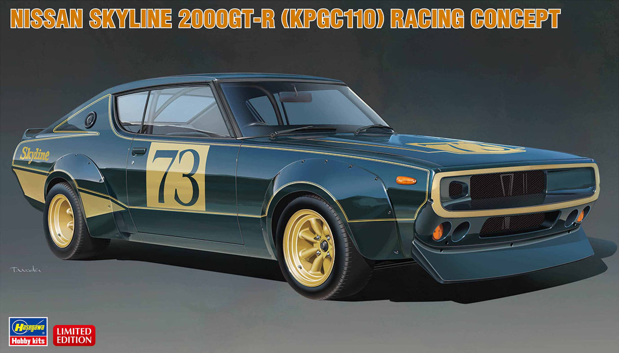 Hasegawa Model Kits - 1:24 Nissan Skyline 2000GT-R Kpgc110 Racing Concept Kit