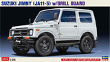 Hasegawa 1:24 Suzuki Jimny (Ja11-5) With Grill Guard Kit HA20650