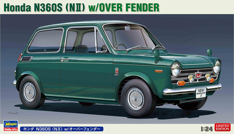 Hasegawa Model Kits - 1:24 Honda N360S N II With Over Fender Kit