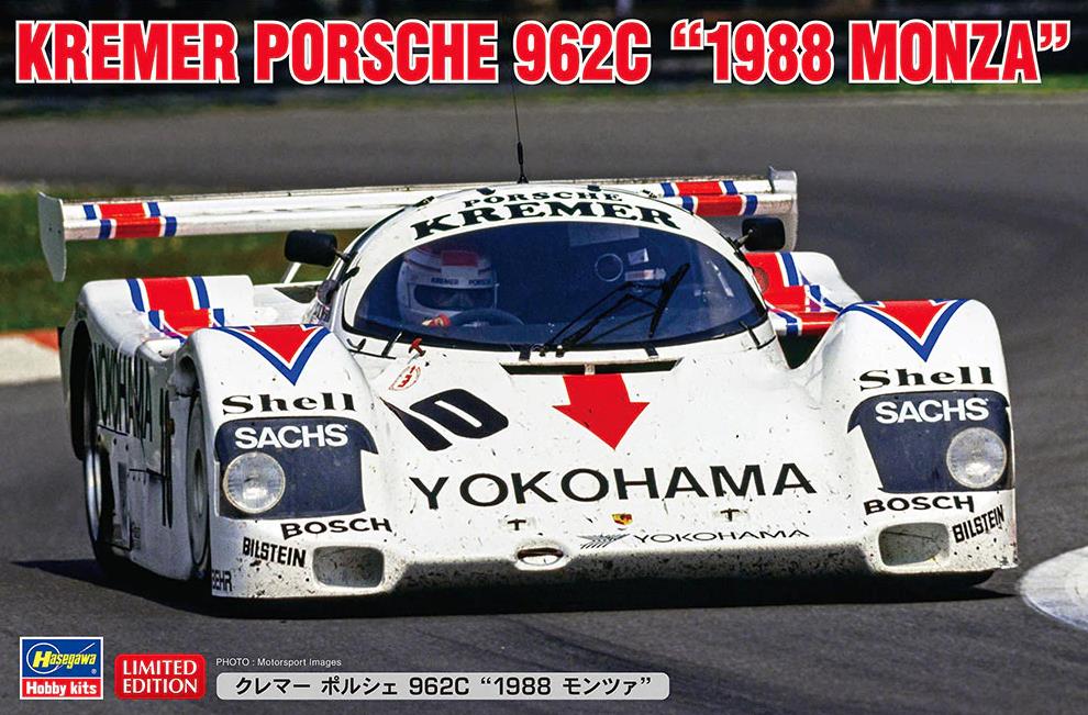 Hasegawa Model Kits - 1:24 1988 Kremer Porsche 962C Monza Kit