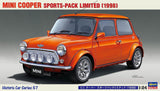 Hasegawa Model Kits - 1:24 1998 Mini Cooper Sports-Pack Kit HA21157