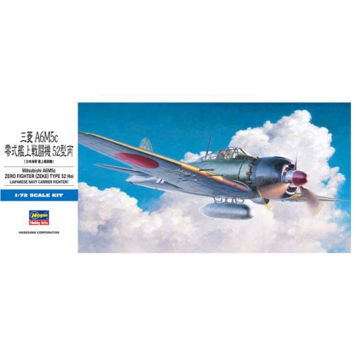 Hasegawa 1/72 A6M2 Mitsubishi Zero Type 52 Zeke Kit HAD23