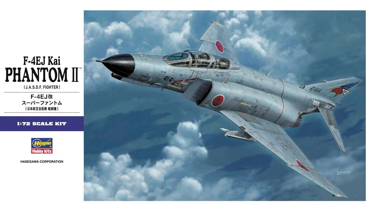 Hasegawa Model Kits - 1:72 F-4EJ Kai Phantom II Kit